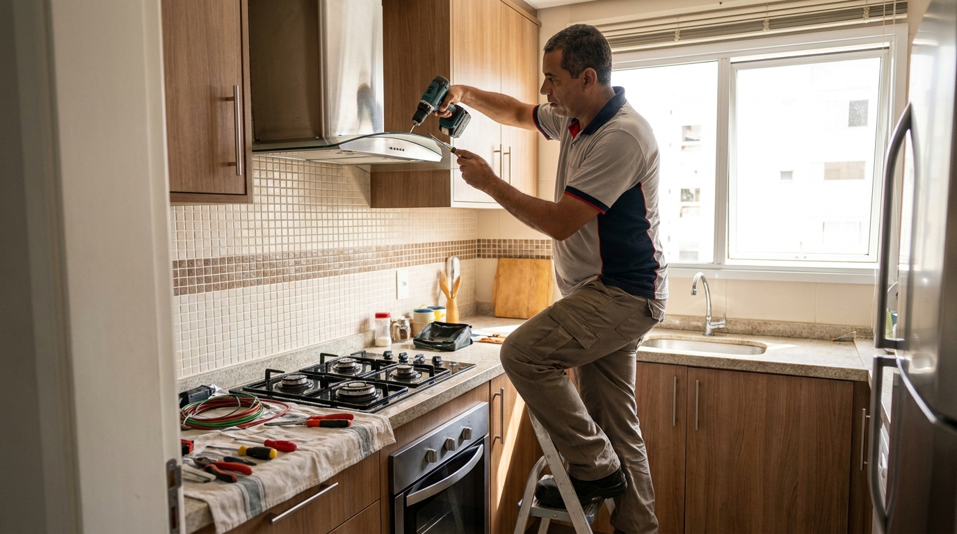 Instalação de Exaustor no Samapi, Teresina‑PI