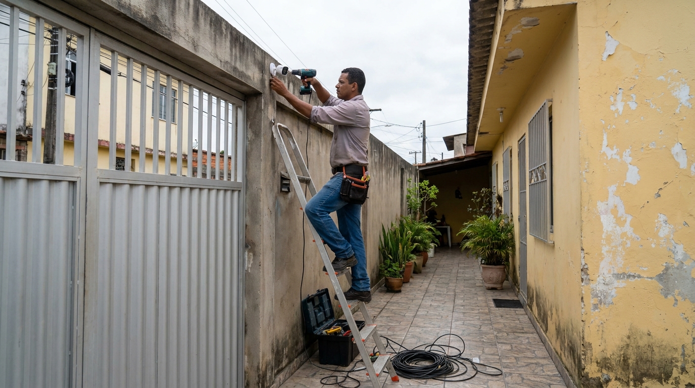 Passagem de Cabeamento no Samapi, Teresina‑PI