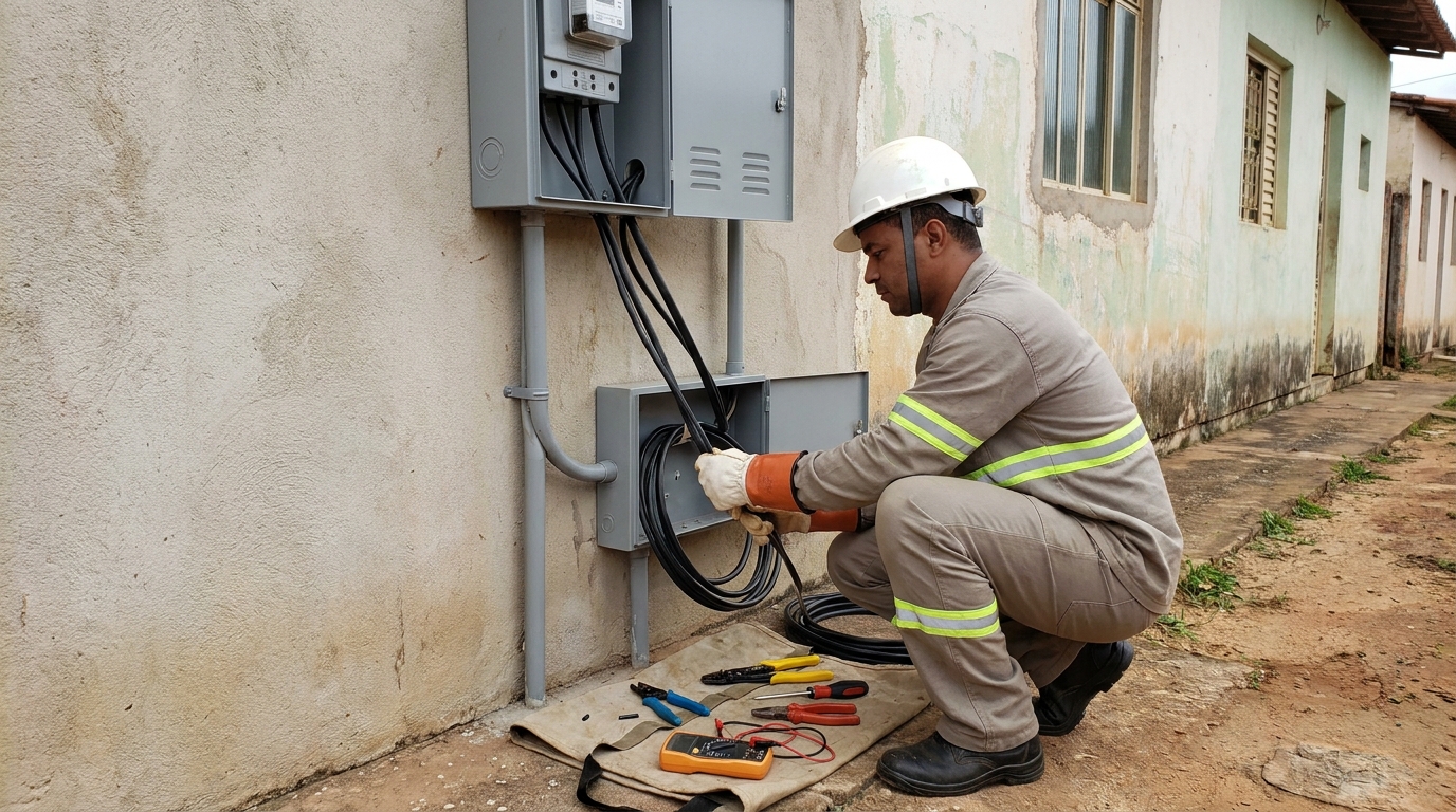 Regularização de Entrada de Energia no Samapi, Teresina‑PI