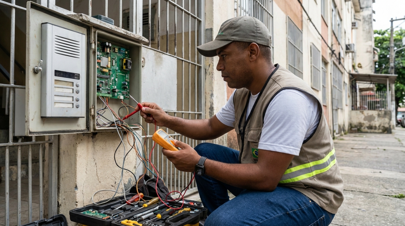 Reparo de Placa e Campainha na Cidade Jardim, Teresina‑PI