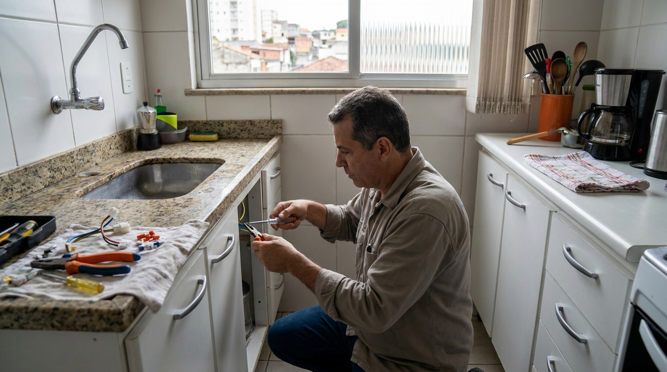 Troca de Torneira Elétrica na Embrapa, Teresina‑PI